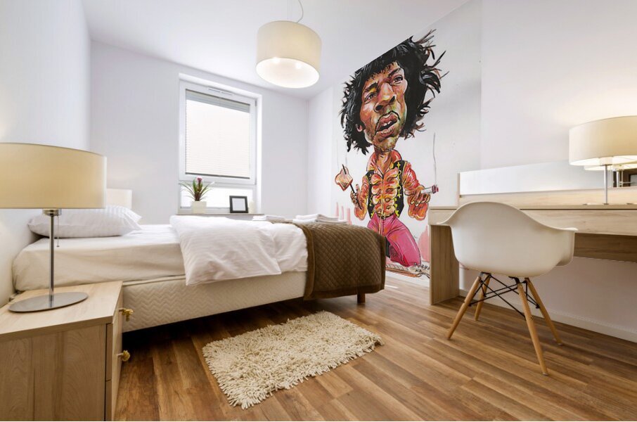 Jimi Hendrix 49 Mural print
