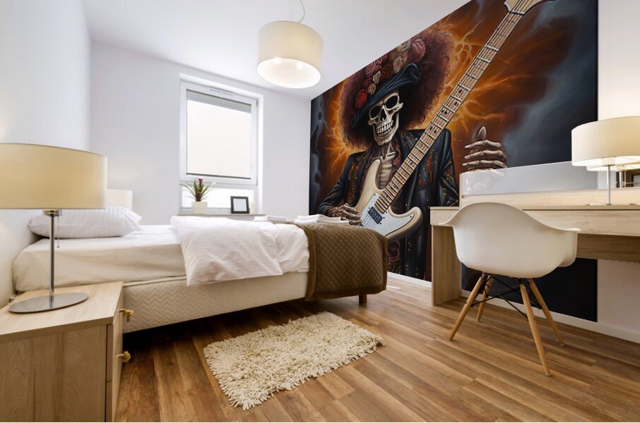 Jimi Hendrix 55 Mural print