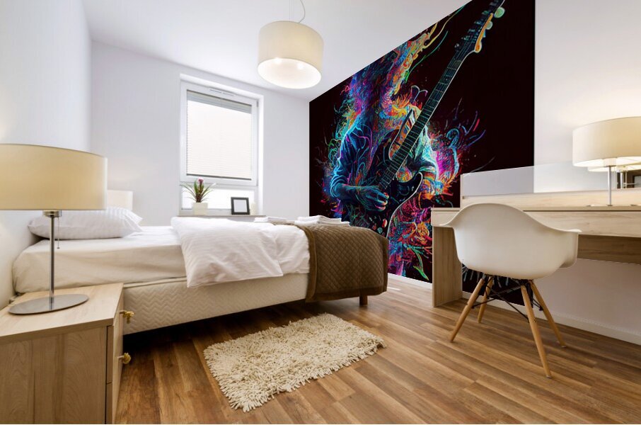 Jimi Hendrix 57 Mural print