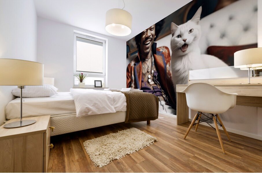 Jimi Hendrix 59 Mural print