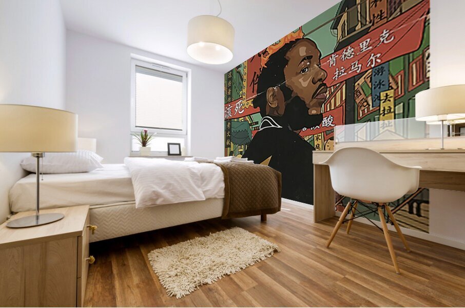 kendrick lamar 2 Mural print