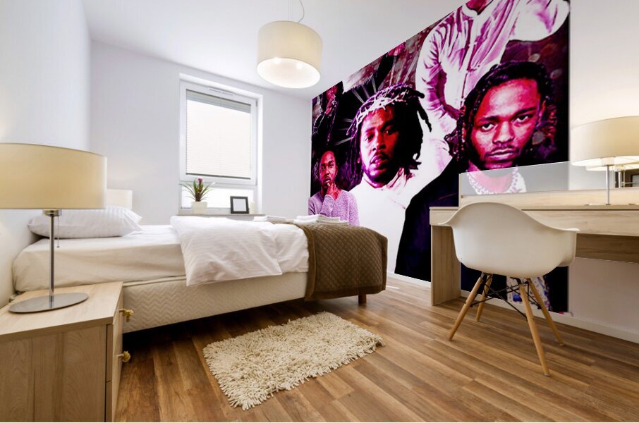 kendrick lamar 4 Mural print