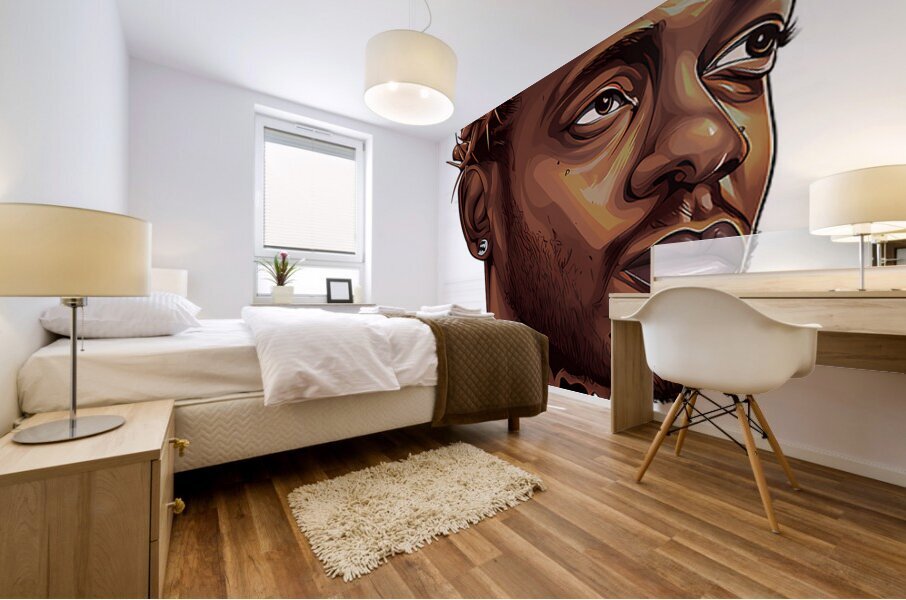 kendrick lamar 7 Mural print