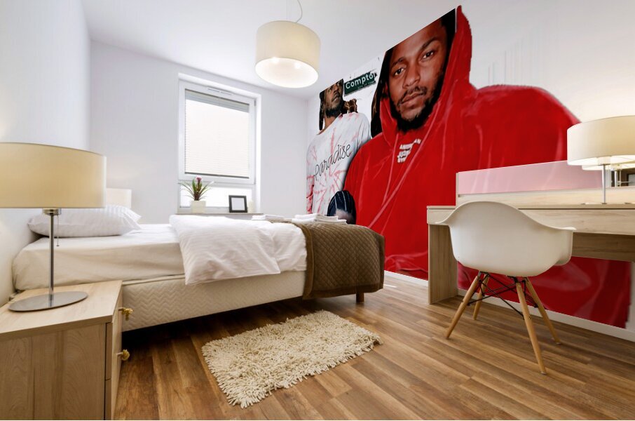 kendrick lamar 16 Mural print