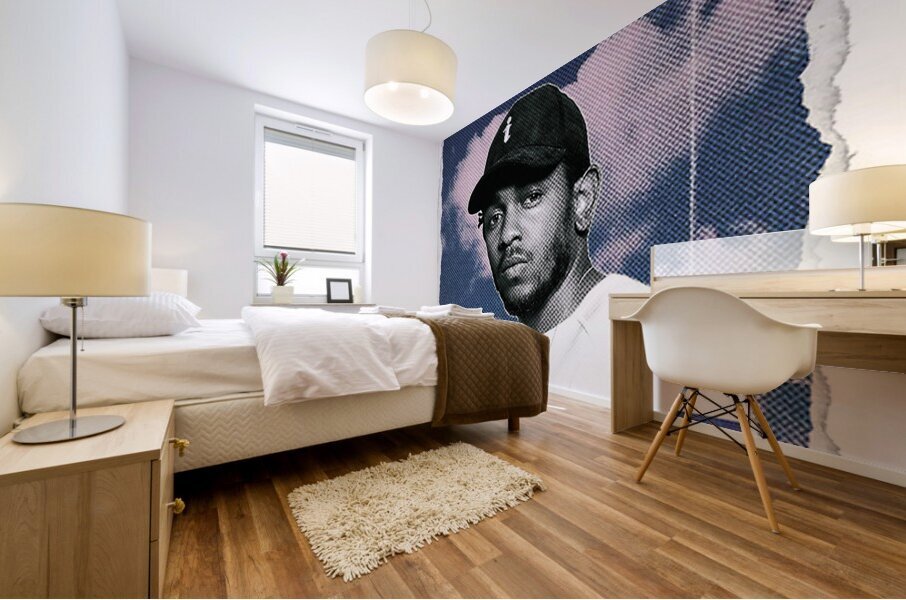 kendrick lamar 17 Mural print
