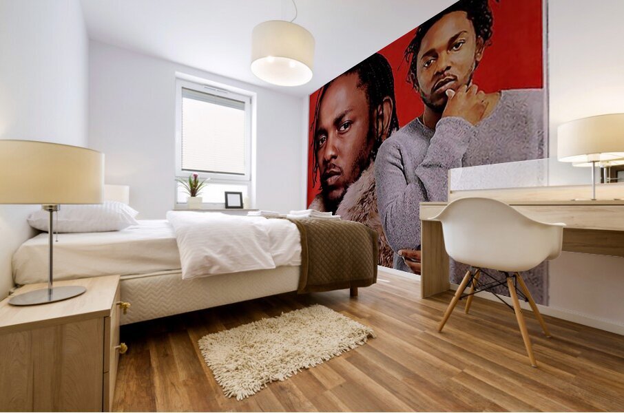 kendrick lamar 18 Mural print