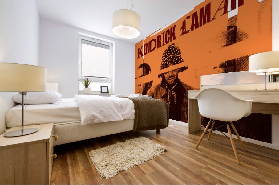 kendrick lamar 22 Mural print