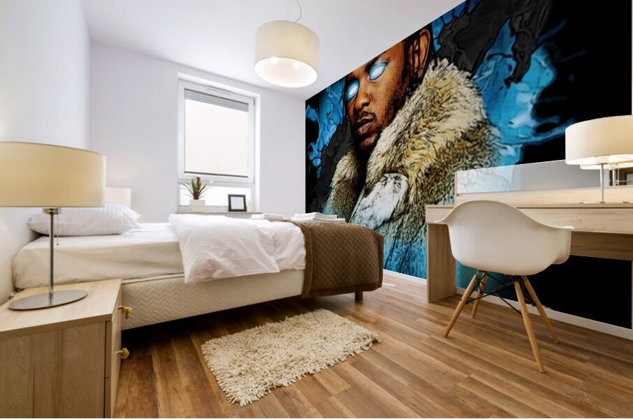 kendrick lamar 34 Mural print