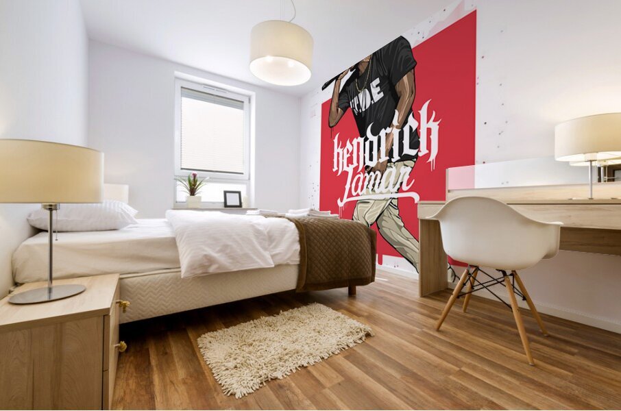 kendrick lamar 39 Mural print