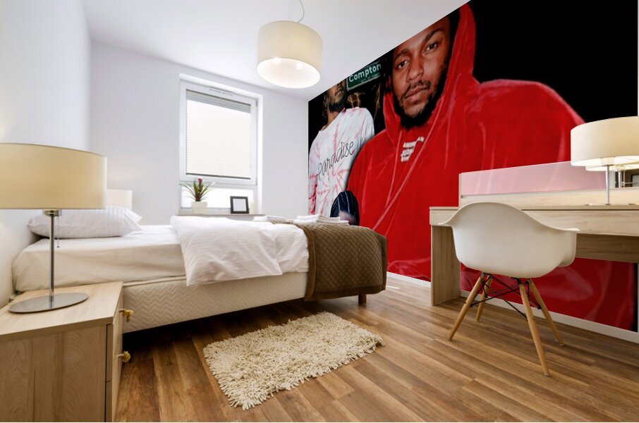 kendrick lamar 50 Mural print
