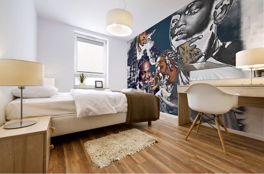 kendrick lamar 52 Mural print