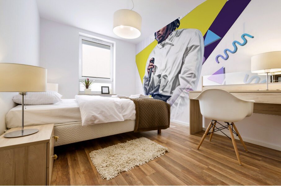 kendrick lamar 53 Mural print
