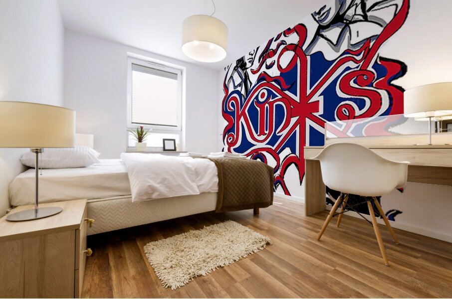 Kinks 16 Mural print