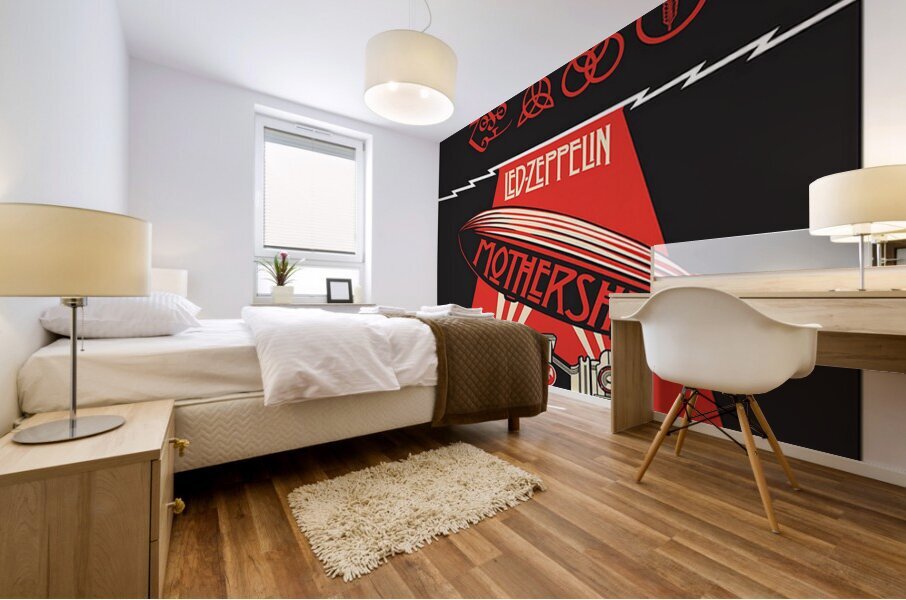 Led Zeppelin 28 Mural print