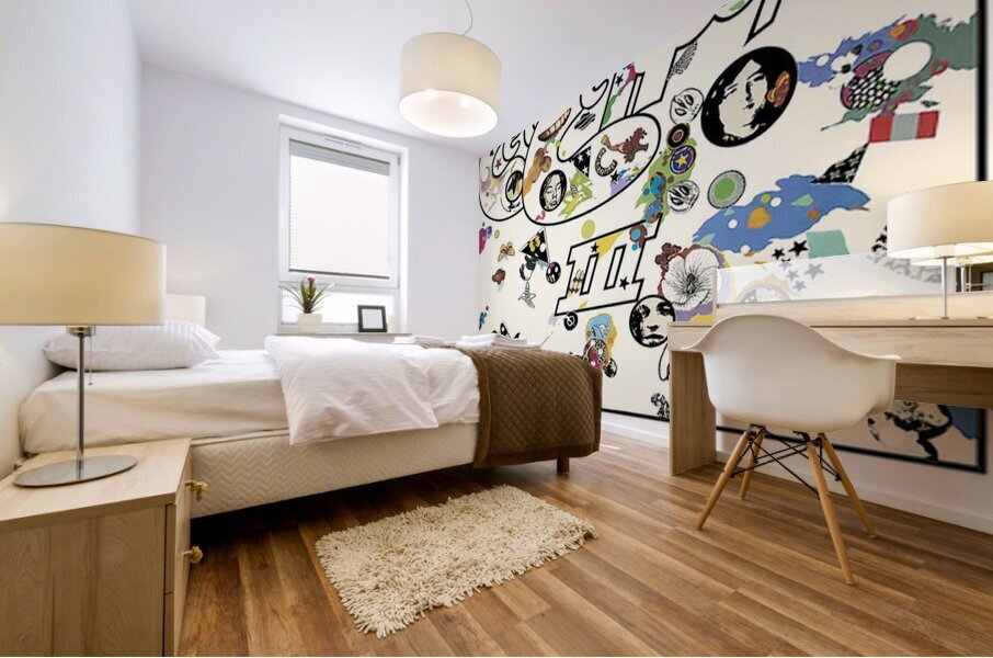 Led Zeppelin 57 Mural print