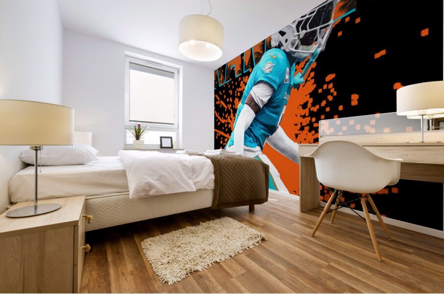 miami dolphins 1 Mural print