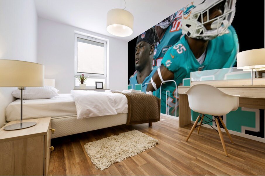 miami dolphins 5 Mural print
