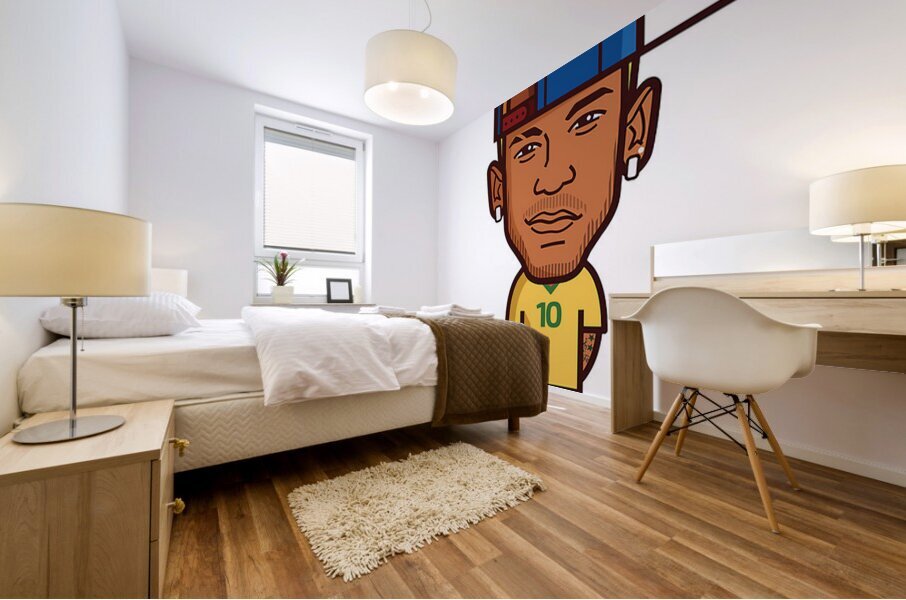 Neymar 9 Mural print