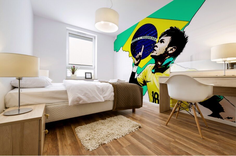 Neymar 16 Mural print