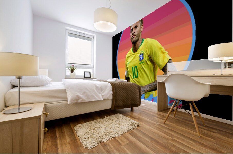 Neymar 17 Mural print