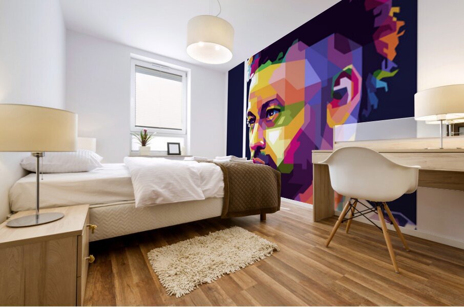 Neymar 23 Mural print