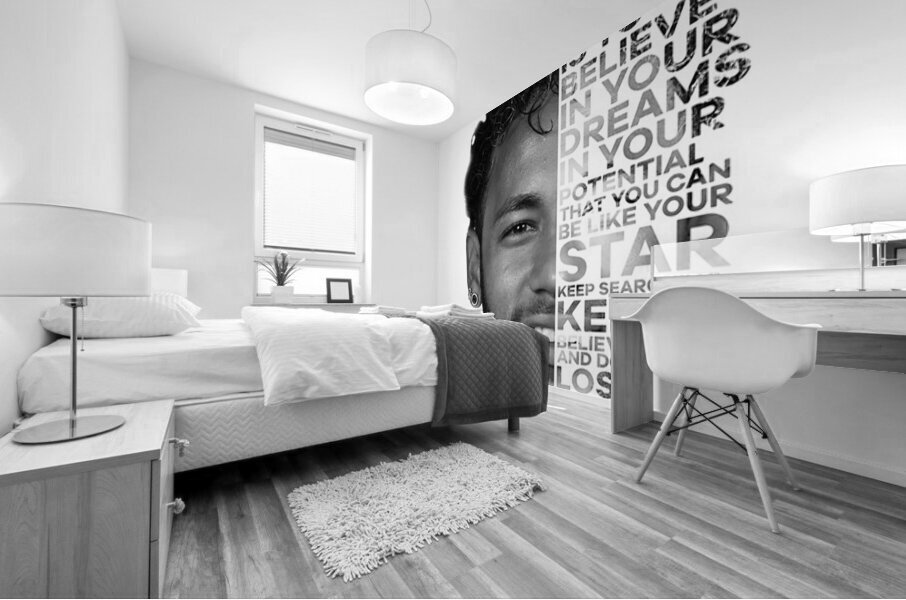 Neymar 25 Mural print