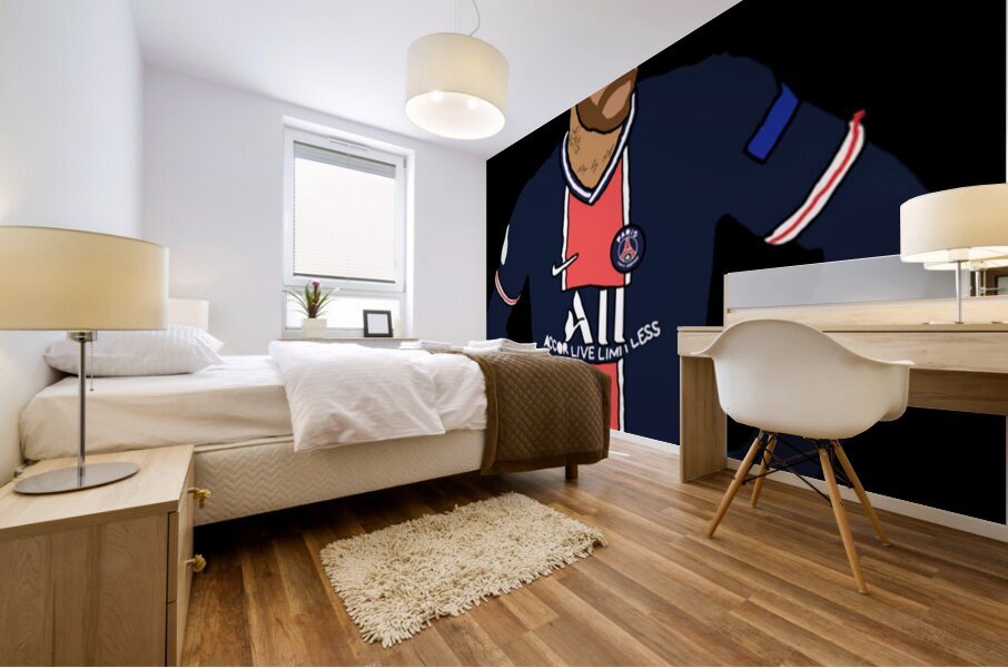 Neymar 26 Mural print