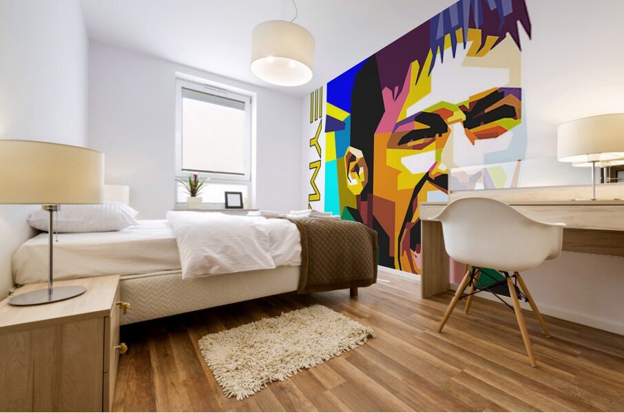Neymar 40 Mural print