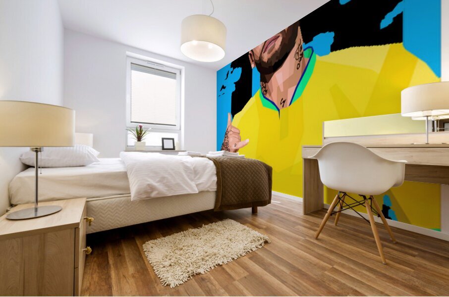 Neymar 45 Mural print