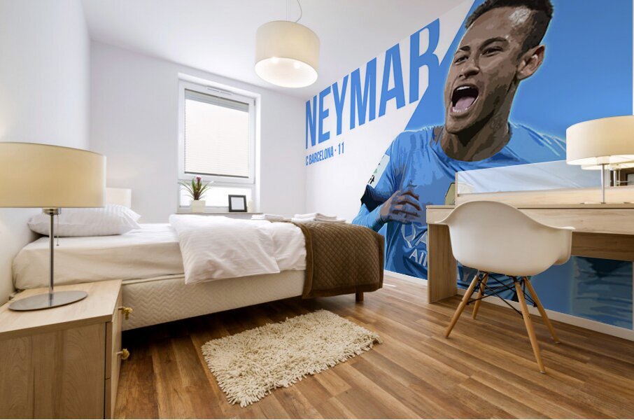 Neymar 50 Mural print