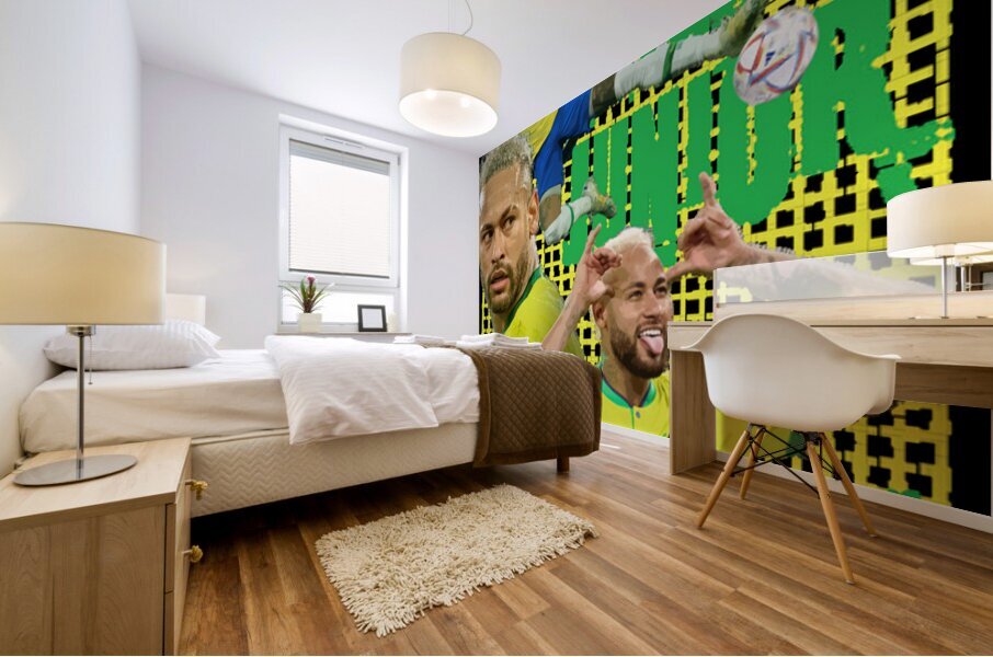 Neymar 60 Mural print