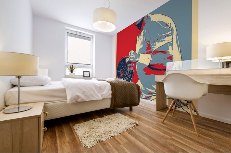 rafael nadal 21 Mural print