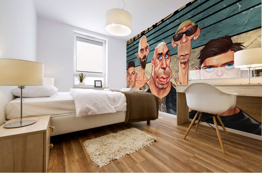 rammstein 17 Mural print