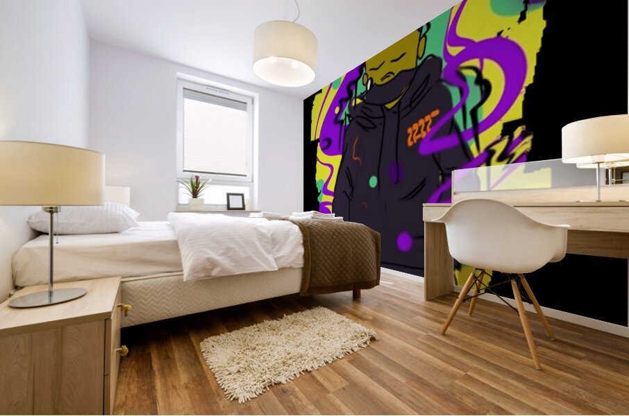 Rod wave 5 Mural print