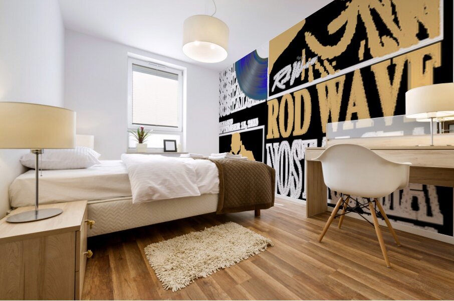 Rod wave 8 Mural print