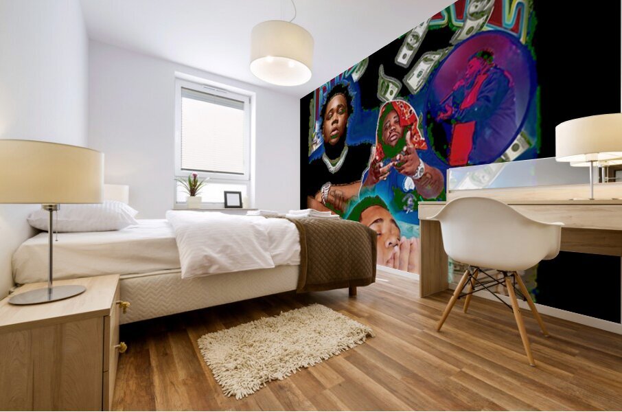 Rod wave 9 Mural print