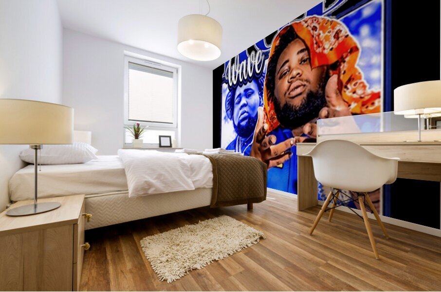 Rod wave 14 Mural print