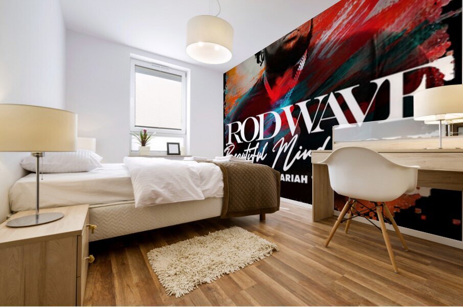 Rod wave 22 Mural print