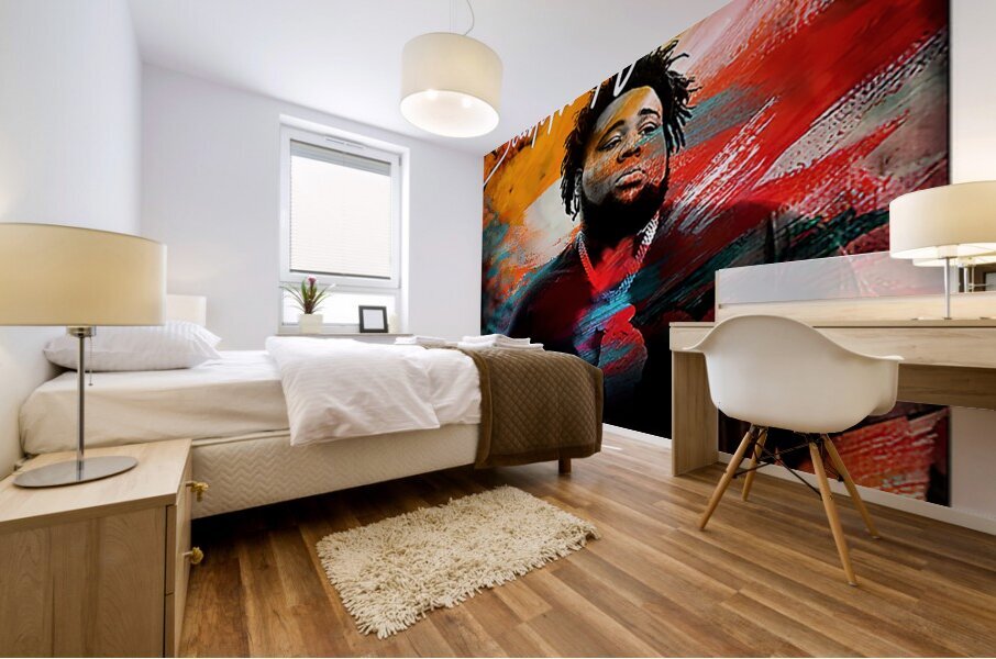 Rod wave 37 Mural print