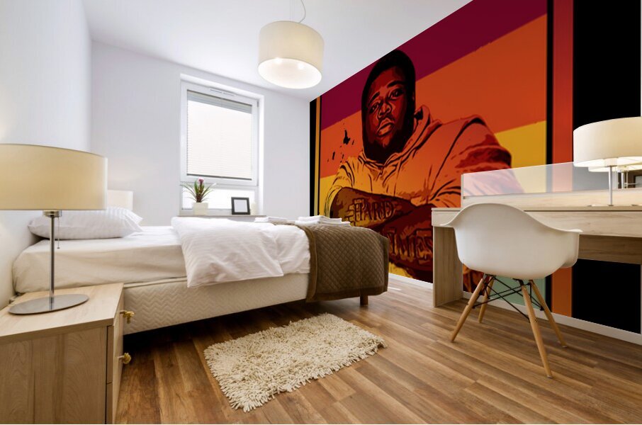 Rod wave 38 Mural print