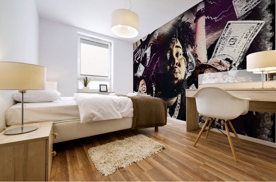 Rod wave 47 Mural print