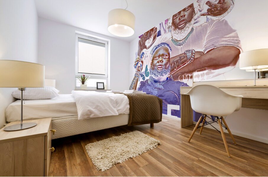 Rod wave 49 Mural print