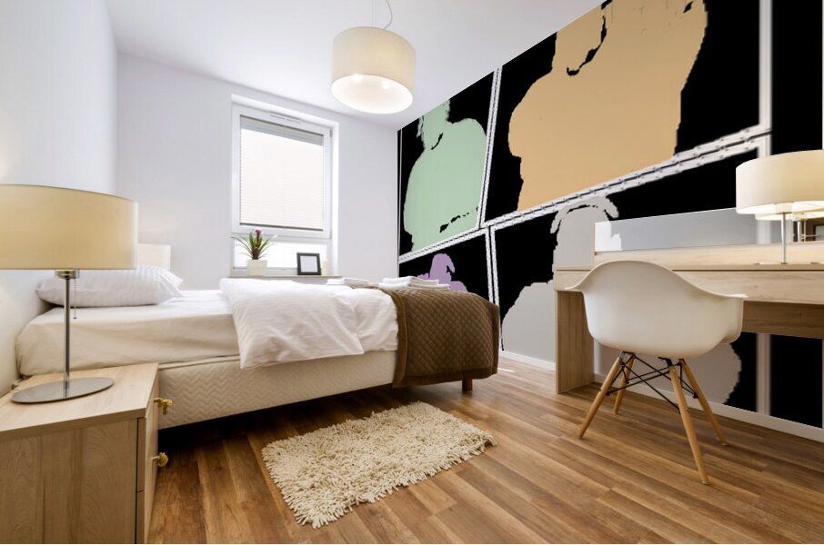 Rod wave 50 Mural print