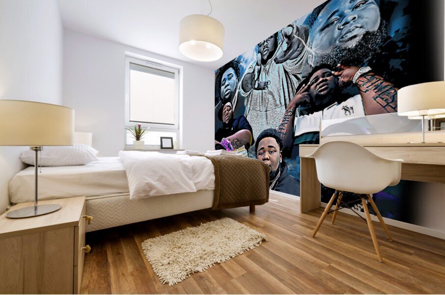 Rod wave 53 Mural print