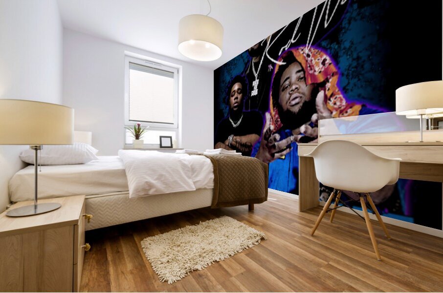 Rod wave 54 Mural print