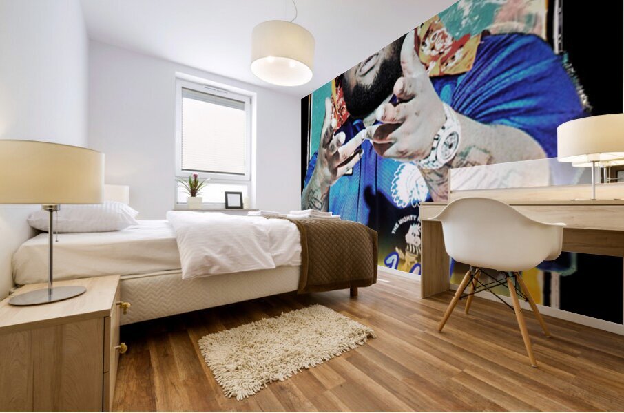 Rod wave 58 Mural print