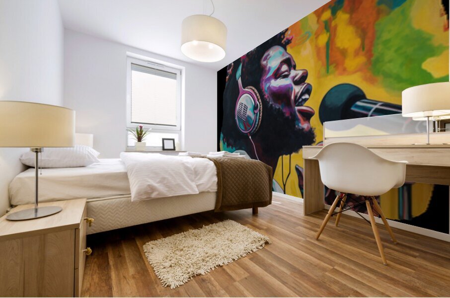 Rod wave 59 Mural print