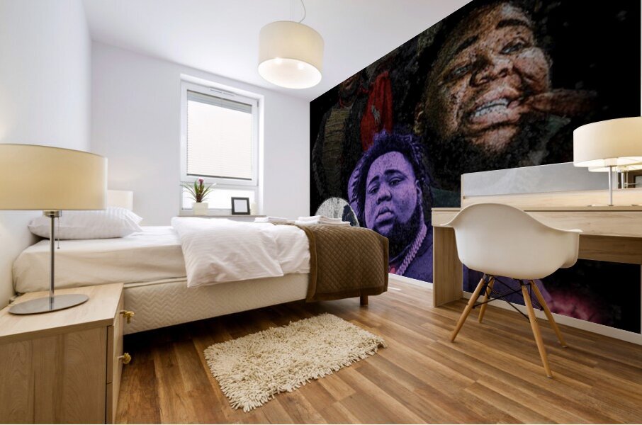 Rod wave 65 Mural print