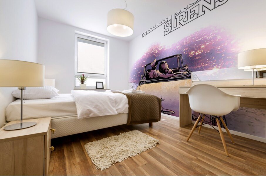 sleeping with sirens 1 Mural print