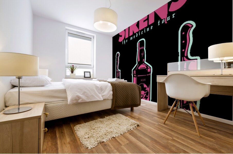 sleeping with sirens 5 Mural print
